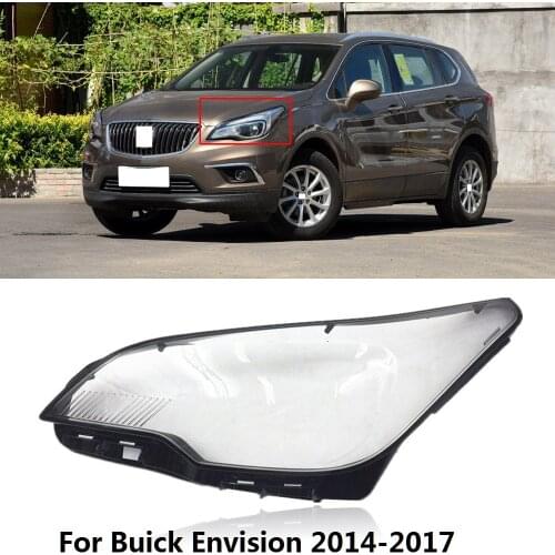 CAPQX 1PC For Buick Envision 2015-2017 Front Headlamp Headlight Lampcover Lampshade Waterproof Bright Lamp Shade Shell Cover Cap