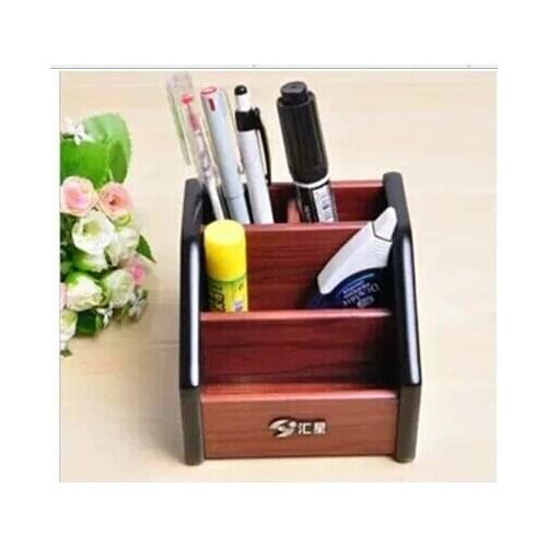 Multifunctional adm multilayer wood business card holder Desktop received