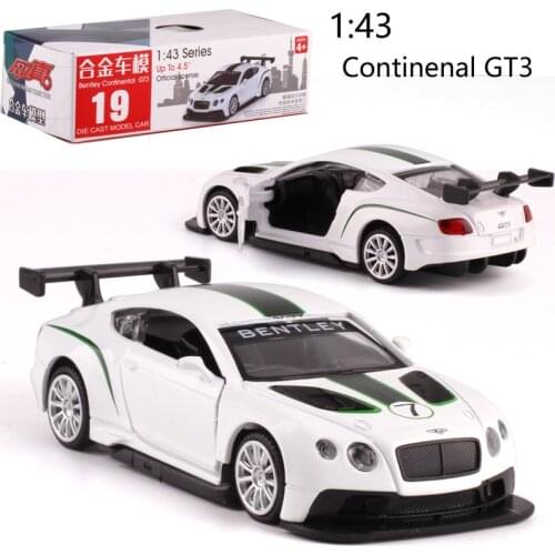 1:43 Scale BentleyGT Alloy Pull-back car Diecast Metal Model Car For Collection Friend Children Gift