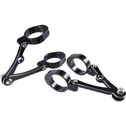 Motorcycle Headlight Fork Tube Bracket Adjuster Spotlight Holder Head Lamp Mount Clamp Kits For Honda Yamaha Suzuki Kawasaki