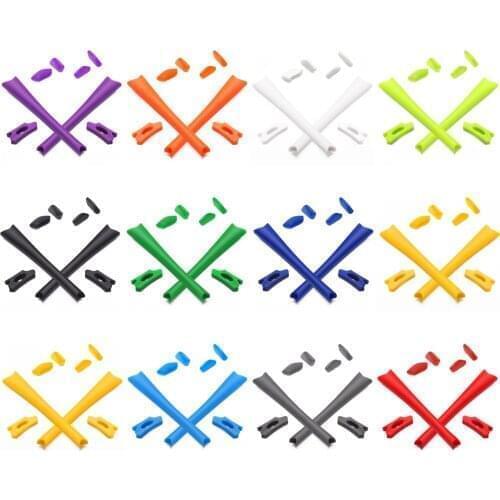 Mryok Rubber Kit Replacement Ear Socks & Nose Piece for-Oakley Flak Jacket Sunglasses