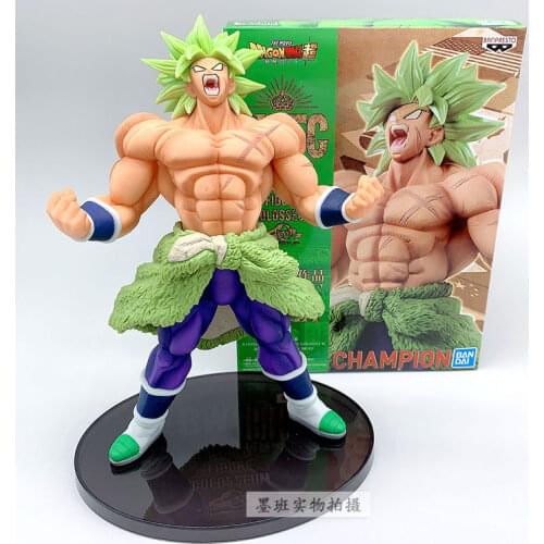 Original BANPRESTO DBZ BWFC Broli Kakarotto Action Figure Model Anime Figurals Brinquedos