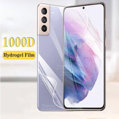 Front back Hydrogel Film for Samsung Galaxy S21 plus Screen Protector s21Plus 5G S 21plus samsungs21plus safety Protective films