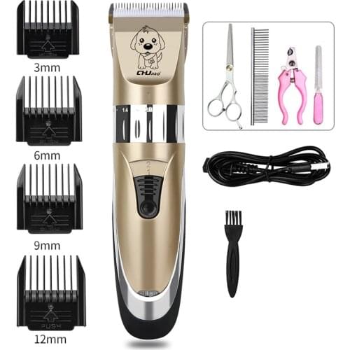 Professional Pet Hair Trimmer Dog Electric Hair Clipper Trimmer Electric Cordless Powerful Haircut Machine Hair Remover
