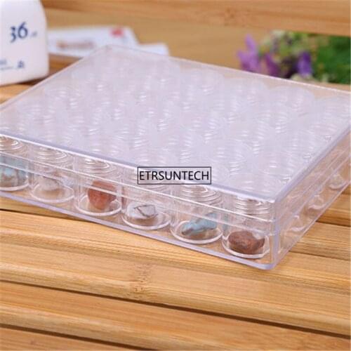 10pcs Compartments Plastic 10pcs Transparent Organizer Jewelry Bead Case Cover Container Storage Box for Jewelry Storage Box