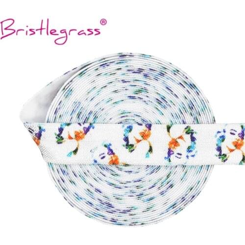 BRISTLEGRASS 2 5 Yard 5/8" 15mm Marilyn Monroe Print FOE Foldover Elastic Spandex Satin Band Hair Tie Dress Headband Sewing Trim