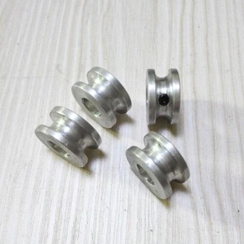 5pcs*Aluminum alloy motor pulley round belt pulley outer diameter 18.8mm Bore size:5/6/7/8mm
