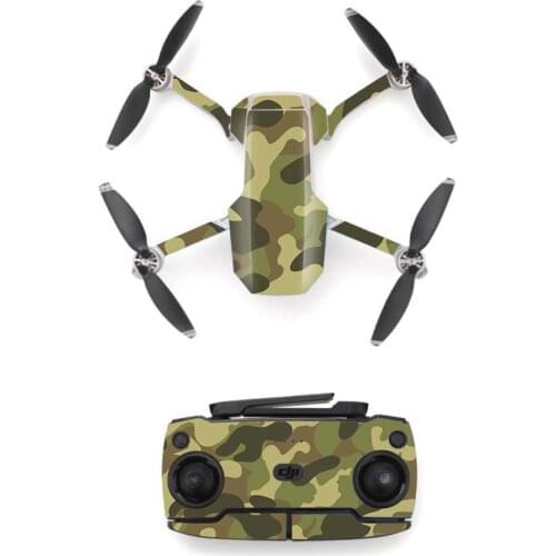 Cool Camouflage Style Waterproof skin Sticker for DJI Mavic Mini Drone And Remote Controller Decal Vinyl Skins Cover 6 Styles
