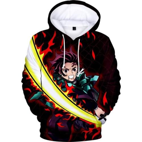 3D Casual Men/Women Fashion Kawaii Demon Slayer Kimetsu no Yaiba Anime Hoodie Sweatshirt Harajuku style Streetwear Pullover