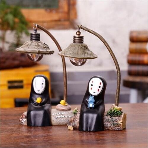 Creative Cartoon Small Night Light Japanese Grocery Handmade Resin Ornaments Students Bedside Lamp Ornaments Home Decor
