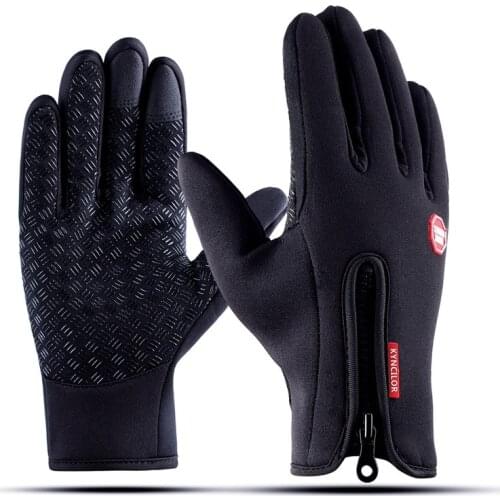Unisex Winter Thermal Warm Touchscreen Waterproof Cycling Gloves Outdoor Ski Motorcycle Bike Bicycle Riding Gloves