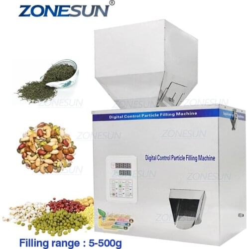 5-500g Vibration Coffer Bean Tea Bag Sachet Powder Pouch Automatic Racking Weighing Filling Machinery