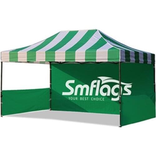 Dye-sublimation Printed 3 x 4.5m Quality Pop Up Gazebo Folding Marquee Outdoor Display Promotion Awning Advertisement Event Tent