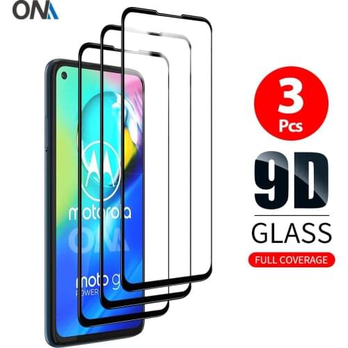 Screen Protector for Motorola Moto G8 Play / Power Tempered Glass Full coverage Protection Glass Film for Moto G8 Power Lite
