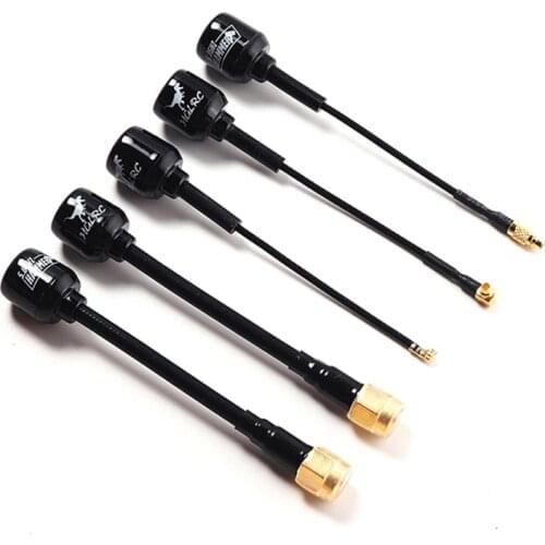 1pc 5.8G Mini Antenna 2.5dBi SMA/UFL(IPEX)/MMCX Image Transmission VTX RHCP/LHCP Hammer Antenna Length 87mm for RC FPV Drone