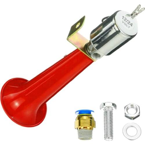 12/24V 180db Air Horn Single Trumpet for Any 12V / 24 V Vehicles Boats SUV