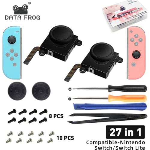 DATA FROG 3D Analog Joystick Thumb Stick For Nintend Switch Joy Con Controller Sensor Replacements Accessorie Module Repair Tool