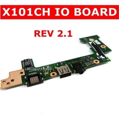 X101CH LAN USB Audio Board For ASUS EeePC X101 X101H X101CH Wired Network Card Laptop USB IO Board Sound Card Reader Board