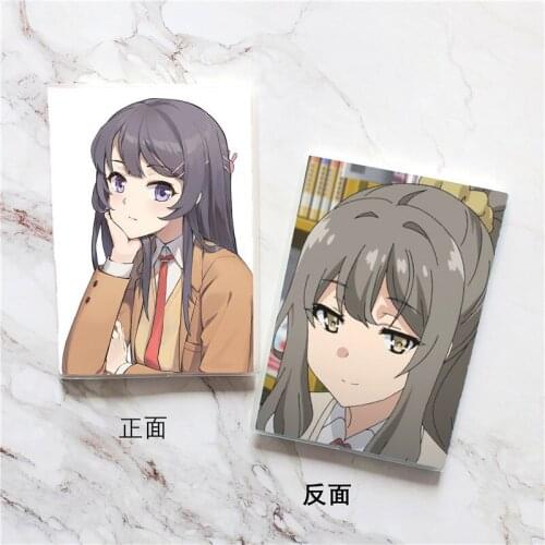 Rascal Does Not Dream of Bunny Girl Senpai Cosplay Notebook Bunny Cartoon Note Book Japanese Anime School Student Diary Book