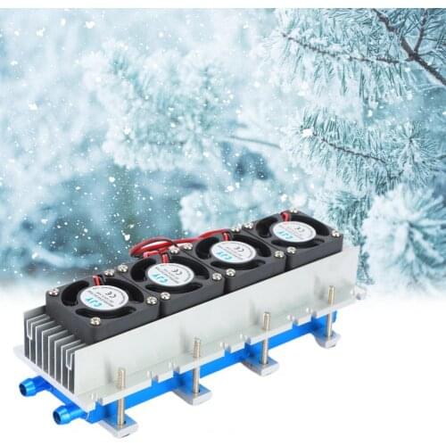 DC 12V 288W 30A DIY Semiconductor Cooler Fireproof ABS Effective Widely Used Semiconductor Refrigerator for Pet Bed Cooling
