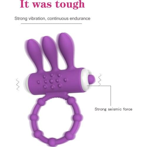 Penis Toys Clitoris Vibrators For Women Clitoral Stimulator Double Ring Cock Male Dildo Bullet Massage Vibrator Sex Shop