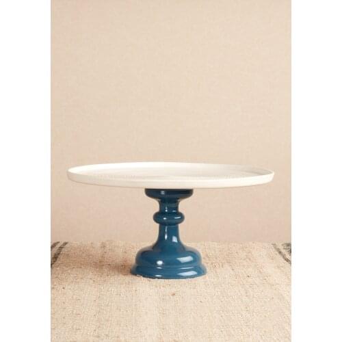 Ceramic Dish Turquoise Presentation Stand | 24 Cm