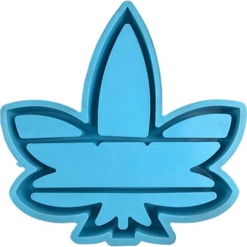 Maple Leaf Organizer Rack Resin Mold Storage Shelf Display Stand Silicone Mould