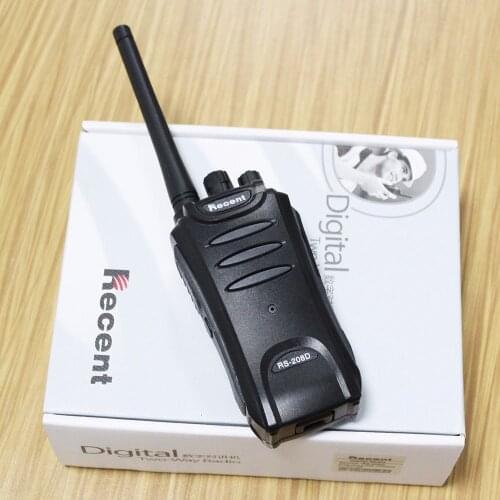 Small dPMR 2w radios transceiver digital radios portatiles UHF 400-470MHz RS208D two way radio communications w/ accessories