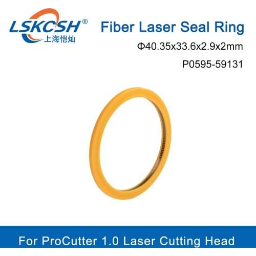 LSKCSH Seal Ring protective windows 37*7mm used for ZM ProCutter 1.0 DF Cutting Head P0595-59131 40.35*33.6*2.9mm