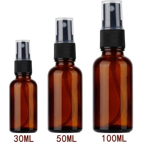 Refillable Bottles Travel Transparent Plastic Perfume Small Spray Bottle 5-100ml Toxic Free Makeup Spray Bottle Perfume Glass