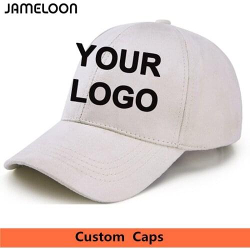 LOGO Custom Fashion Suede Caps Snap back Caps Customized Own Designend Baseball Hat Embroidery Printing Adult Godd Quality