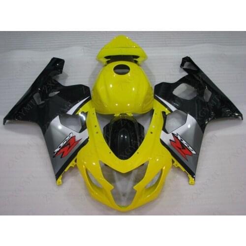 Fairing for Suzuki GSXR750 2004 - 2005 K4 Yellow Black Fairings for Suzuki GSXR600 04 Fairings GSX-R600 05