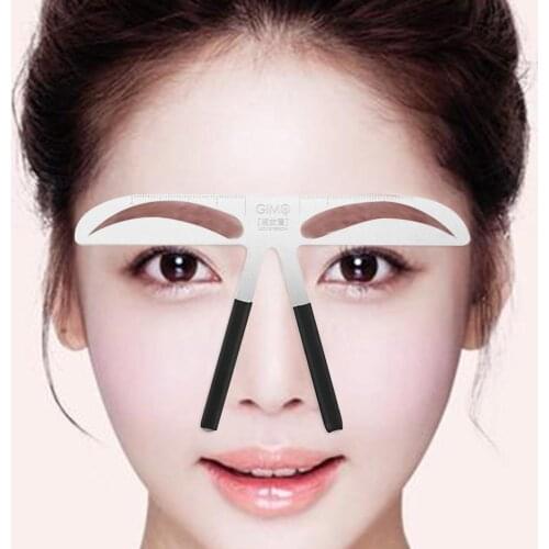 Permanent Makeup Eyebrow Tatoo Shaper Easy To Use Eyebrow Stencil Makeup KIt DIY Template Stencil Shaping Tool-lady eyebrow 40