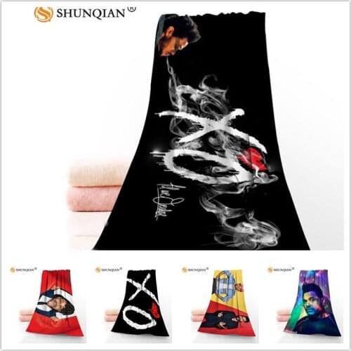Custom The Weeknd 35x75cm Face Towels Facecloth Microfiber Washcloth Quick drying Sports Towel