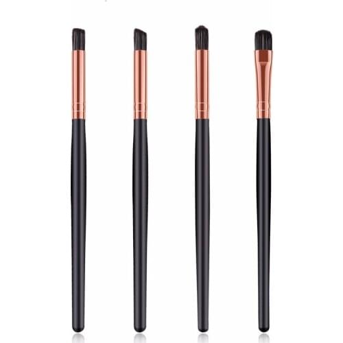 Professional 4pcs/set Eye Shadow Foundation Eyebrow Lip Brush Makeup Brushes Blending Pencil Foundation Eye Brushes Set