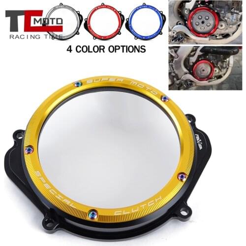 Motorcycle Engine Protector Guard Clear Clutch Cover For Honda CRF250R CRF 250R 250X 2004-2009 CRF250X CRF 250X 2004-2018