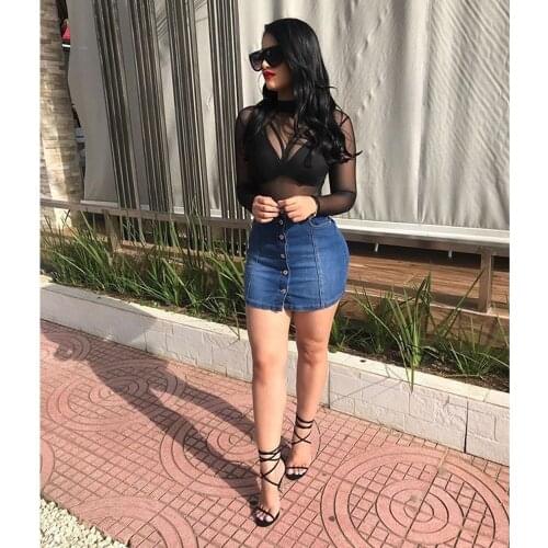 YIWQFIRTUPASKMB Denim Skirts For Women