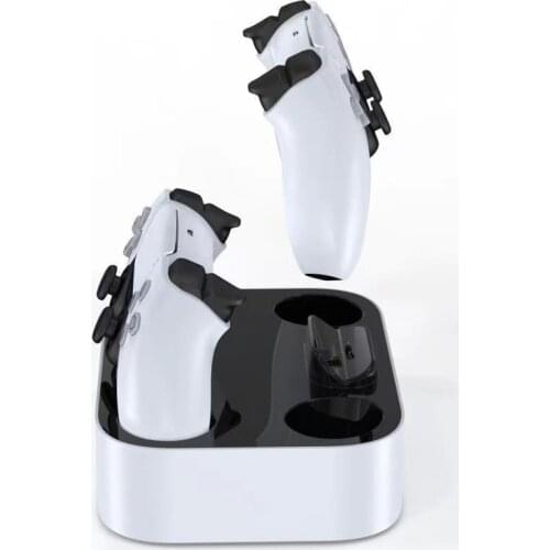 For PS5 Controller Charger Dual USB Fast Charging Dock Station Stand With USB A Ouput For PlayStation 5 DualSense Accessories