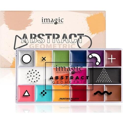 16 colors oil color Halloween stage makeup COS makeup watercolor face painting