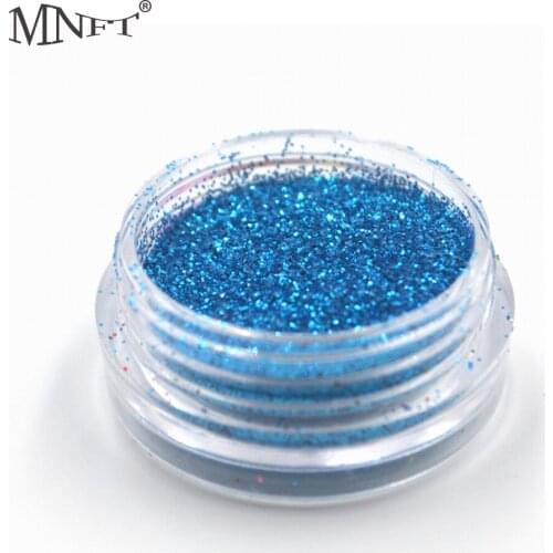 MNFT 2 Bottles 24Color Lures Glitter Fishing Powder Shining Sugar Silver Fine Glitter Dust Fly Fishing