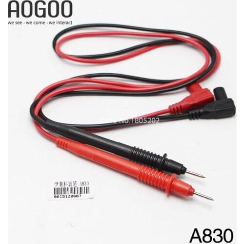 A830 Needle Tip Probe Test Leads Pin for Digital Multimeter 14mm