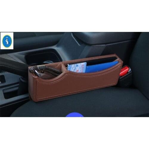 Yimaautotrims Fit For Toyota Camry / RAV 4 Accessories Side Seat Gap Container Storage Multifunction Box Cover Kit / 2 Colors