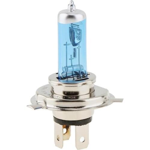 Car Light H4 Halogen Bulb 12V 100/90W Halogen Lamp Base White Dark Bright Steel Super Xenon Glass Car Bulb Blue U0F9