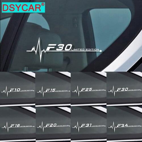 DSYCAR 1Pcs For BMW F01 F02 F07 F10 F15 F16 F20 F25 F30 F31 F34 F45 F46 F48 F82 F85 F87 Car Side Window Stickers