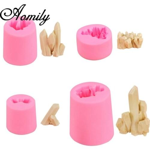 Aomily Coral Shape Cake Molds Baking Fondant Pastry Chocolate Mold Candy Jelly Cake Mould Kitchen Silicone Mold Decorating Tools