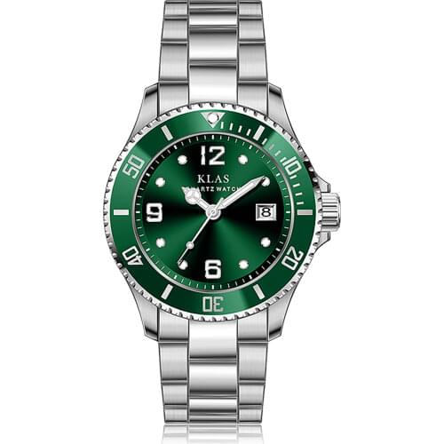 KLAS Mens Stainless Steel Watch