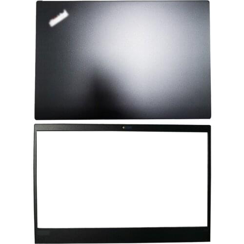 For Lenovo ThinkPad E14 R14 S3 Gen2 AM1D5000300 Metal Laptop LCD Back Cover/Front Bezel Black