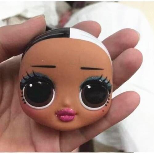 Fashion Big Sister Doll Head Toy Wig lols Girl Doll Toy Hair DIY Doll Toy Part Girl Fashion DIY Dressing Toy Wig 1/6 Doll Wigs