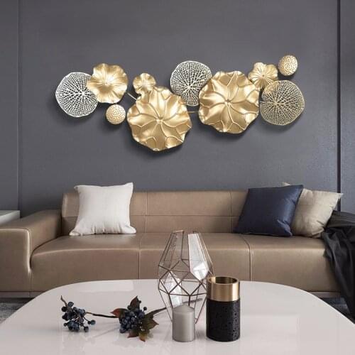 Nordic Iron Art Metal Wall Decoration Light Luxury Wall Pendant Creative Living Room Background Wall Decoration