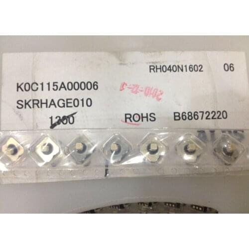 Original new 100% 5-way switch SKRHAGE010 with central button touch switch life more than 1 million